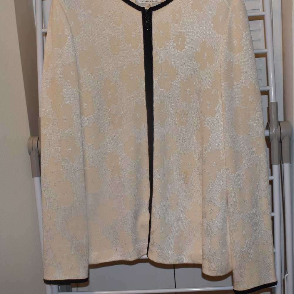 Women's St. John Collection Designer Crop Jacket
